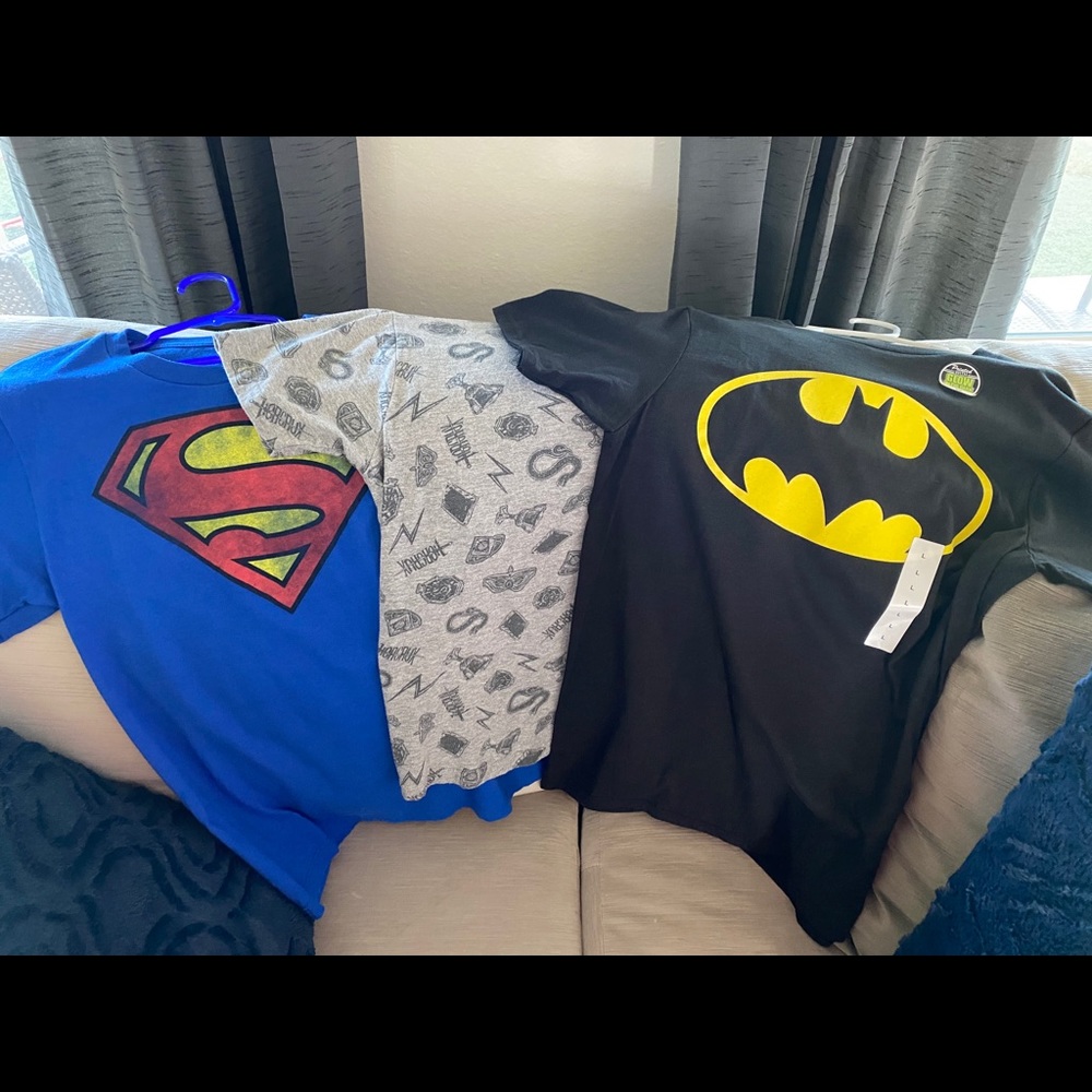 Batman, Superman and Harry Potter